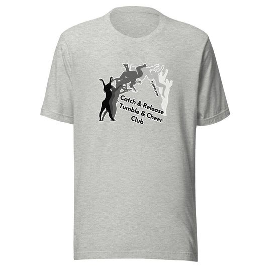 Performance | T-Shirt | Catch & Release Tumble & Cheer Club | Tumble Logo