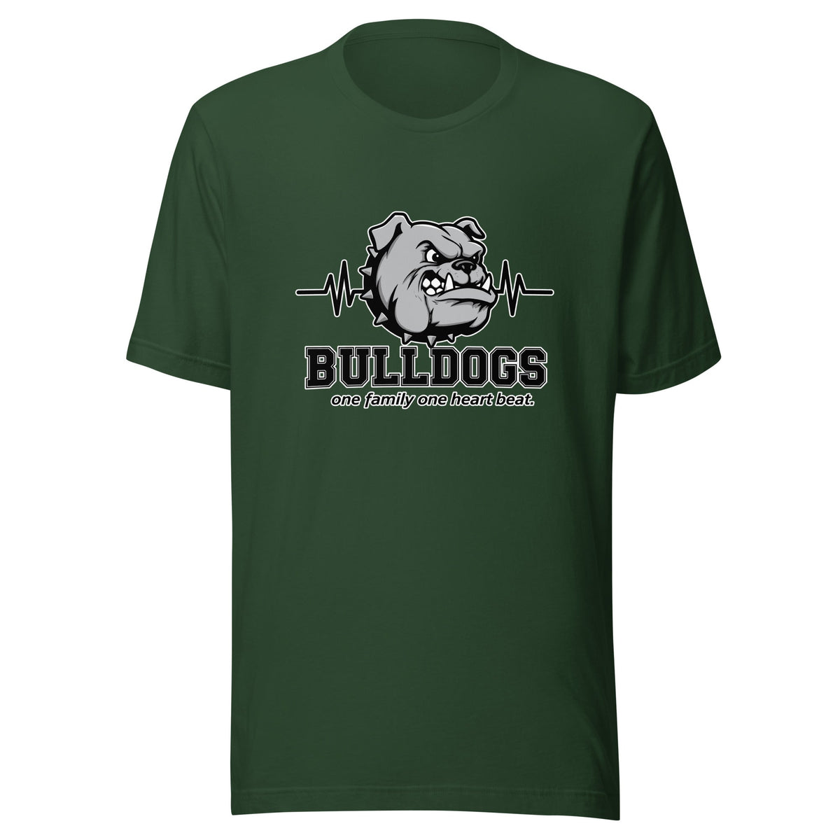 Performance | T-Shirt | Celina Recreational Football Black | Bulldogs Crest Logo