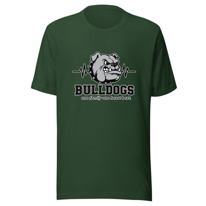 Performance | T-Shirt | Celina Recreational Football Black | Bulldogs Crest Logo