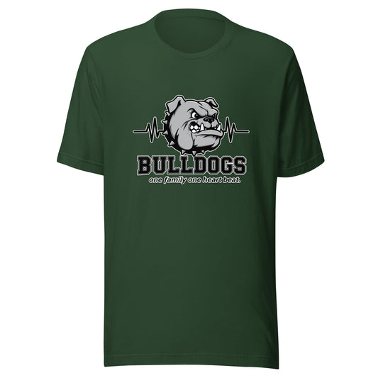 Performance | T-Shirt | Celina Recreational Football Black | Bulldogs Crest Logo