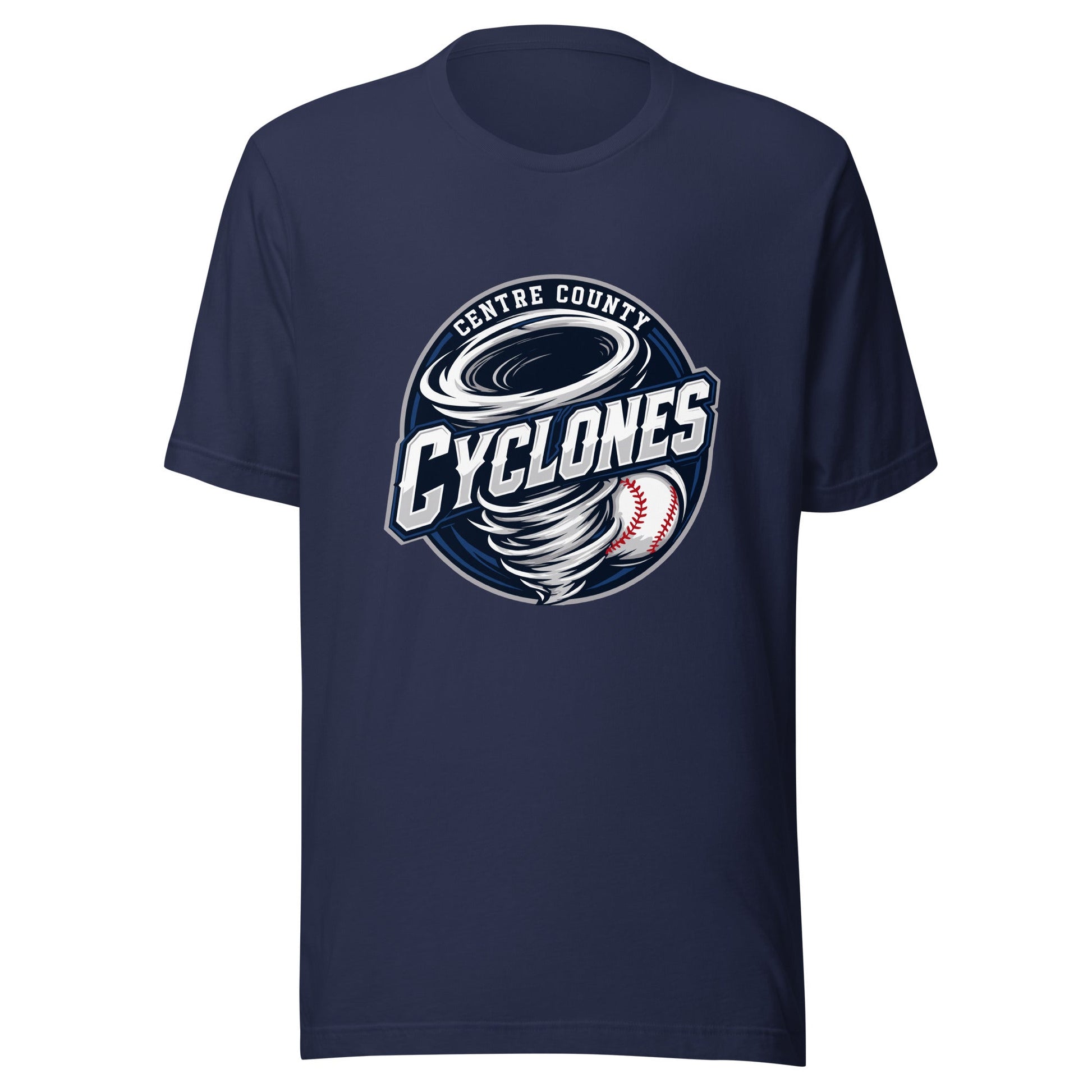 Performance | T-Shirt | Centre County Cyclones | Badge Logo