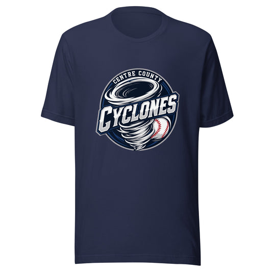 Performance | T-Shirt | Centre County Cyclones | Badge Logo
