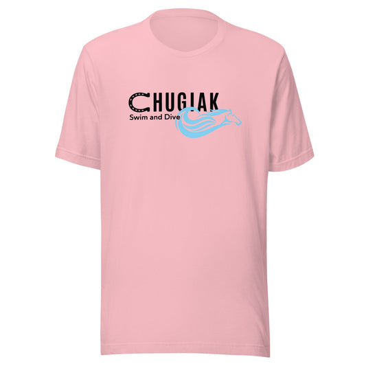 Performance | T-Shirt | Chugiak Mustang Swim & Dive | Crest Logo