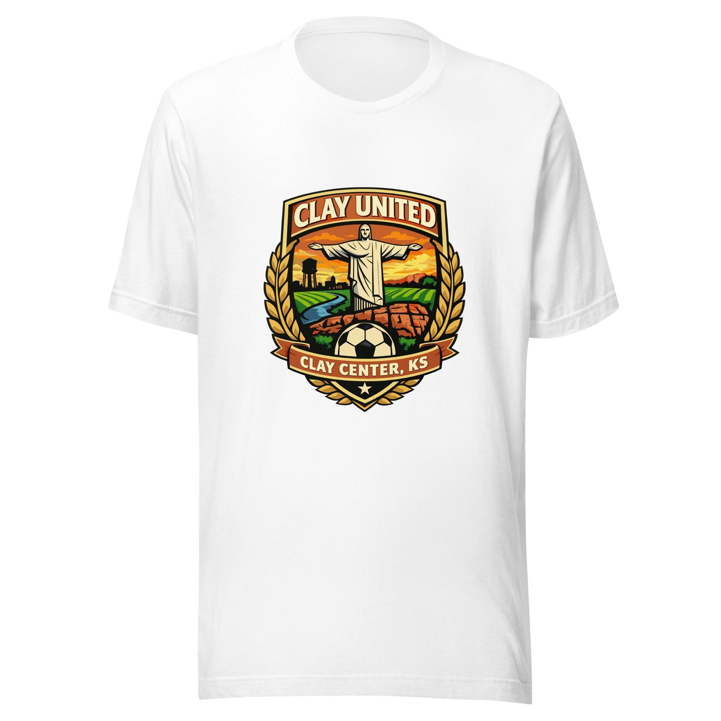 Performance | T-Shirt | Clay United | Crest Logo