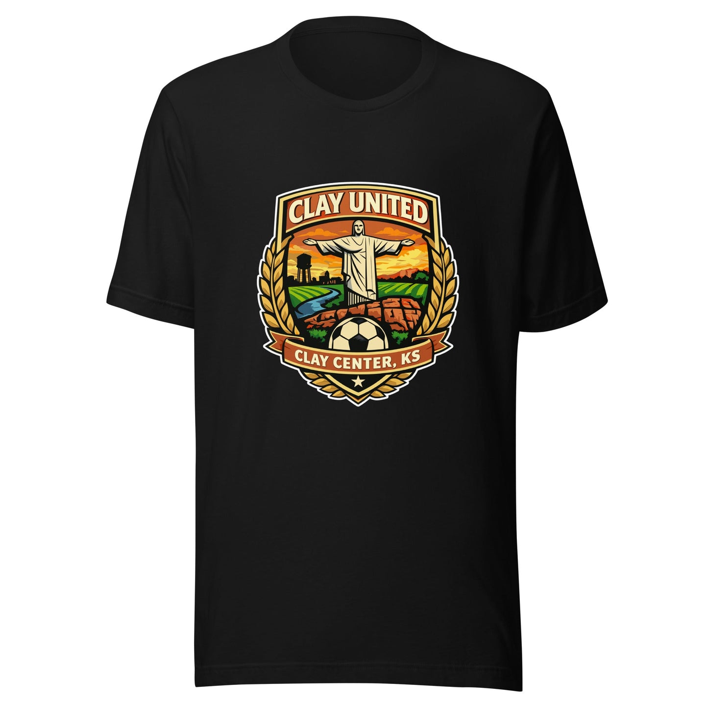 Performance | T-Shirt | Clay United | Crest Logo