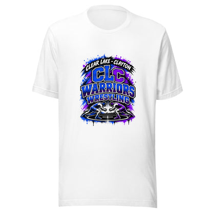 Performance | T-Shirt | Clear Lake - Clayton Wrestling | Apex Logo