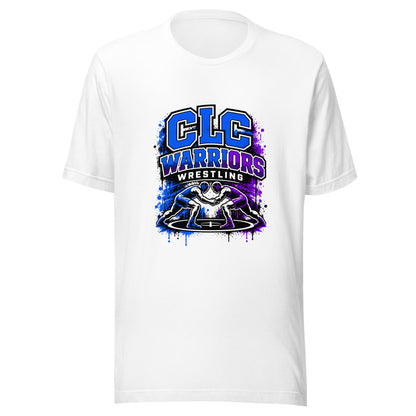 Performance | T-Shirt | Clear Lake - Clayton Wrestling | Emblem Logo