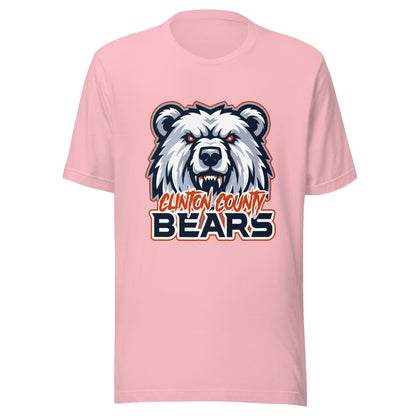 Performance | T-Shirt | CLINTON COUNTY BEARS | Bears Mascot Logo