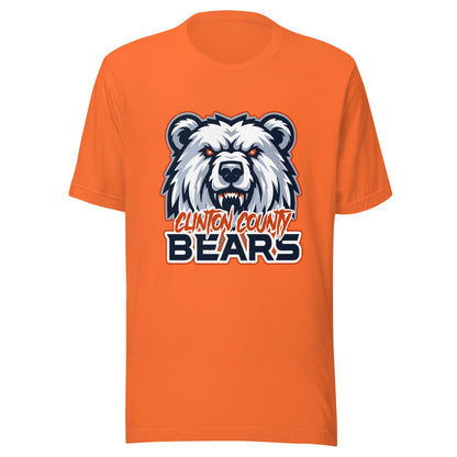 Performance | T-Shirt | CLINTON COUNTY BEARS | Bears Mascot Logo