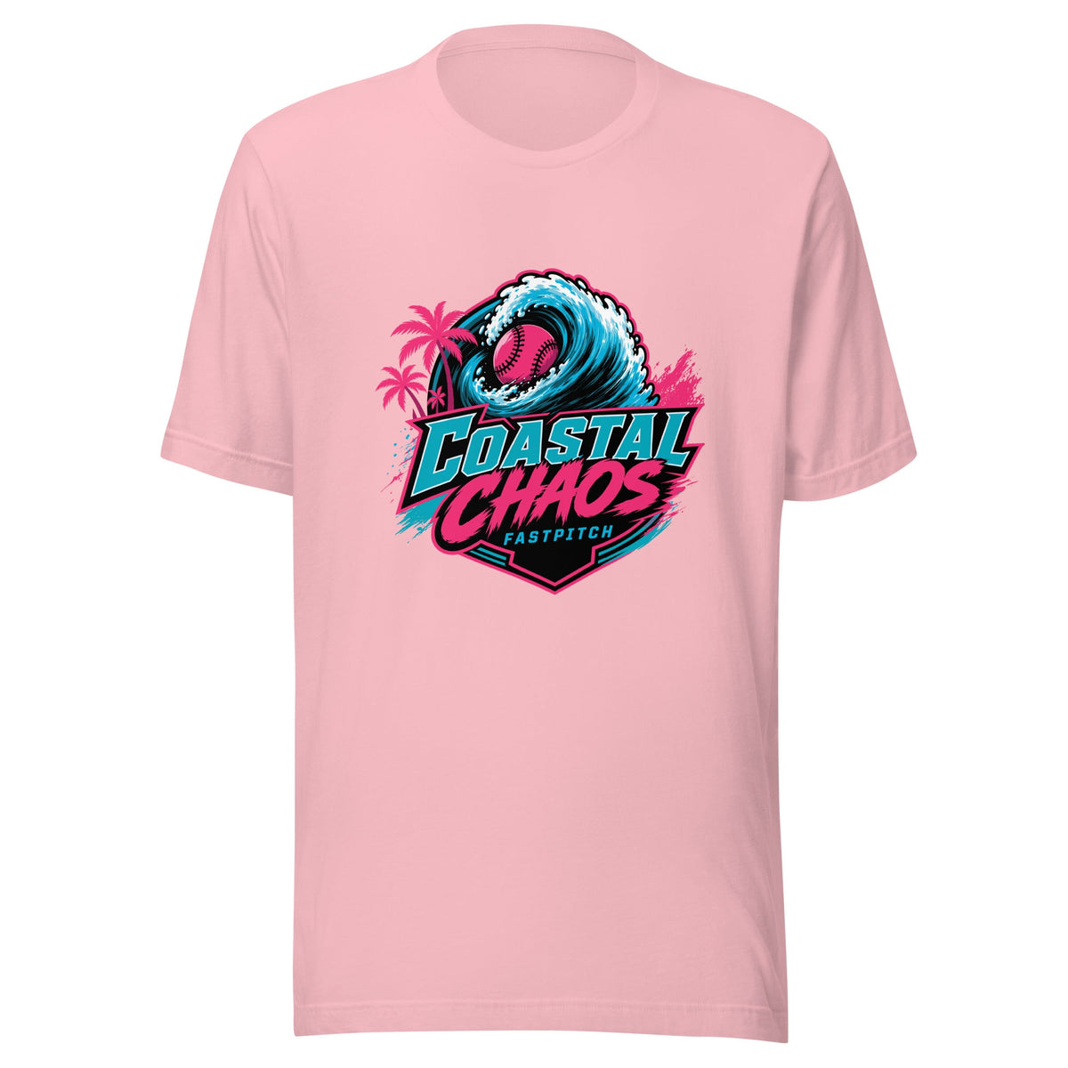 Performance | T-Shirt | Coastal Chaos Fastpitch | Emblem Logo