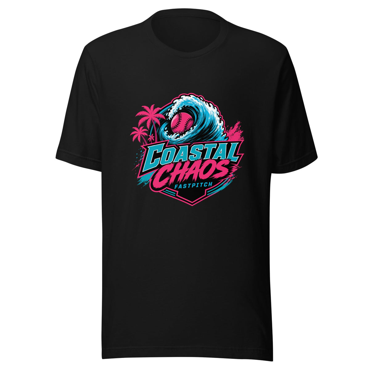 Performance | T-Shirt | Coastal Chaos Fastpitch | Emblem Logo