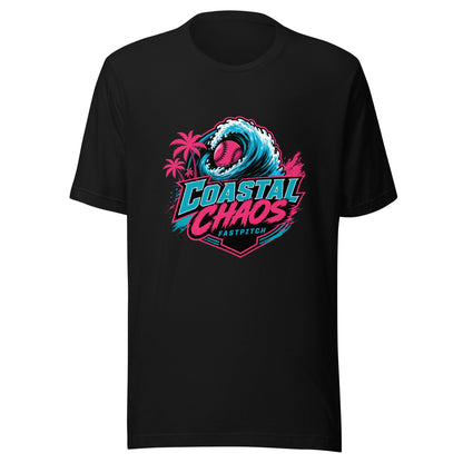Performance | T-Shirt | Coastal Chaos Fastpitch | Emblem Logo