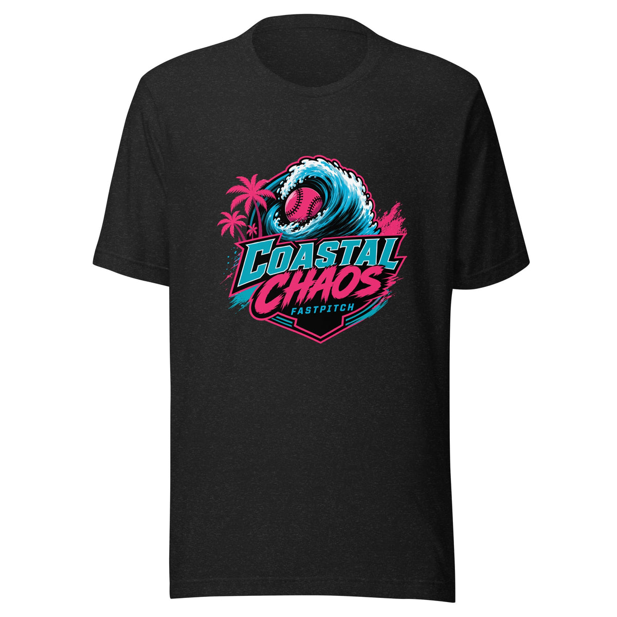 Performance | T-Shirt | Coastal Chaos Fastpitch | Emblem Logo