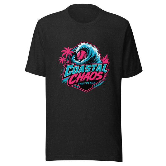 Performance | T-Shirt | Coastal Chaos Fastpitch | Emblem Logo