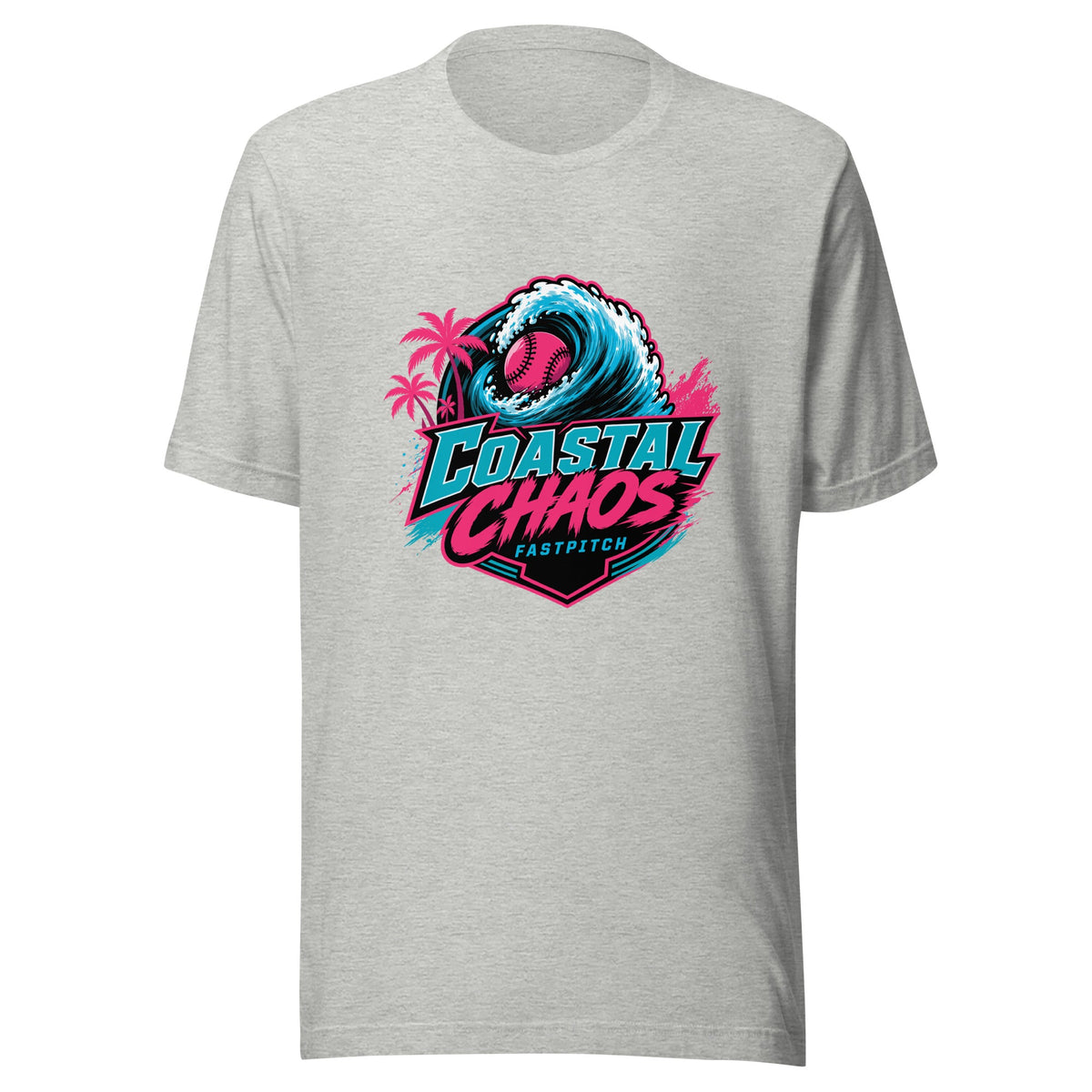 Performance | T-Shirt | Coastal Chaos Fastpitch | Emblem Logo