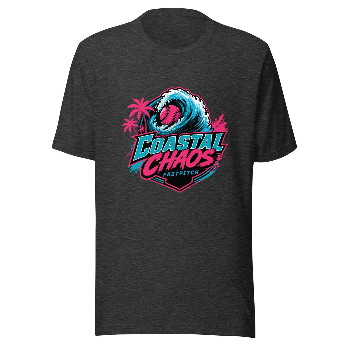 Performance | T-Shirt | Coastal Chaos Fastpitch | Emblem Logo