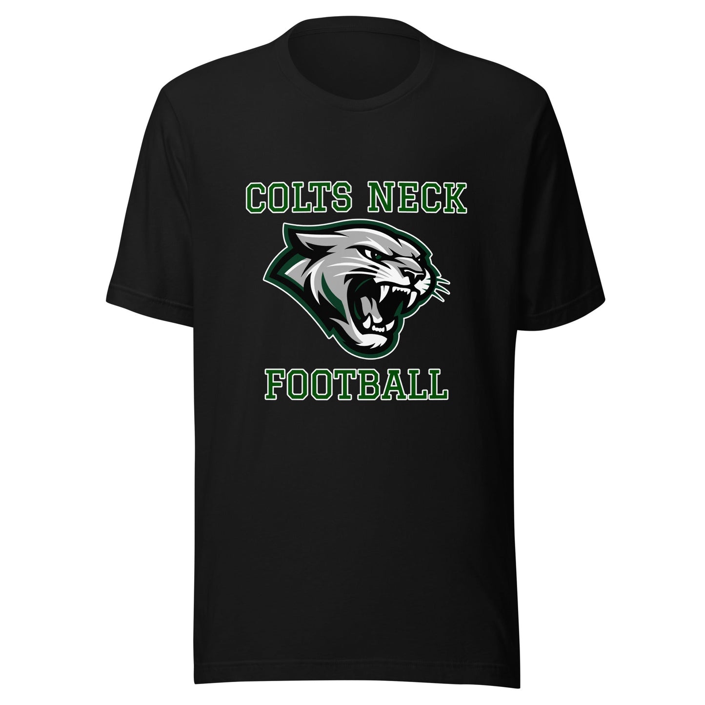 Performance | T-Shirt | Colts Neck Cougars | Youth Tackle Football (AYF) | Green Predator Logo