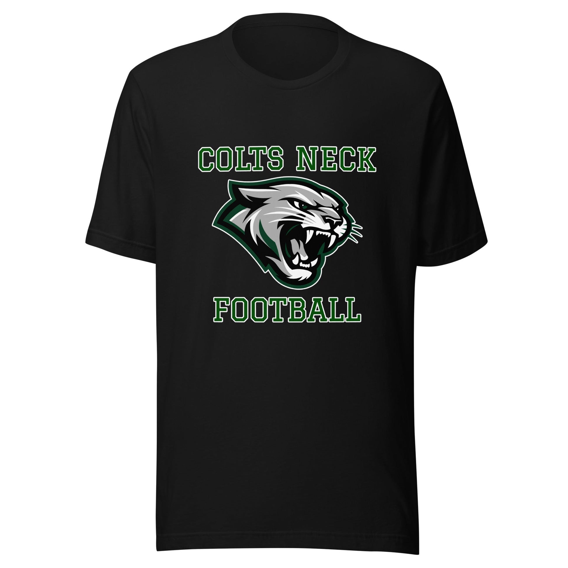 Performance | T-Shirt | Colts Neck Cougars | Youth Tackle Football (AYF) | Green Predator Logo
