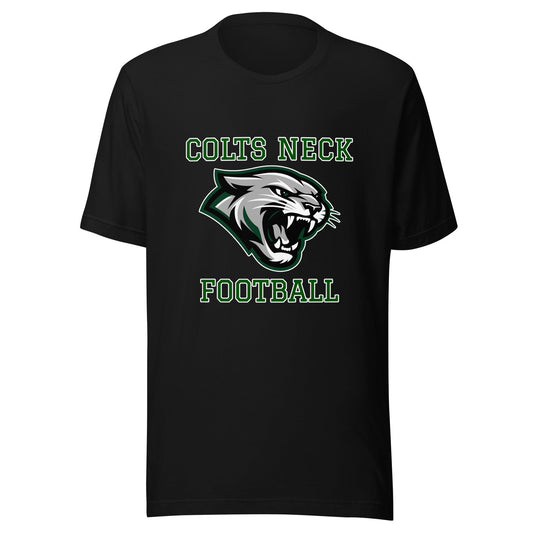 Performance | T-Shirt | Colts Neck Cougars | Youth Tackle Football (AYF) | Green Predator Logo