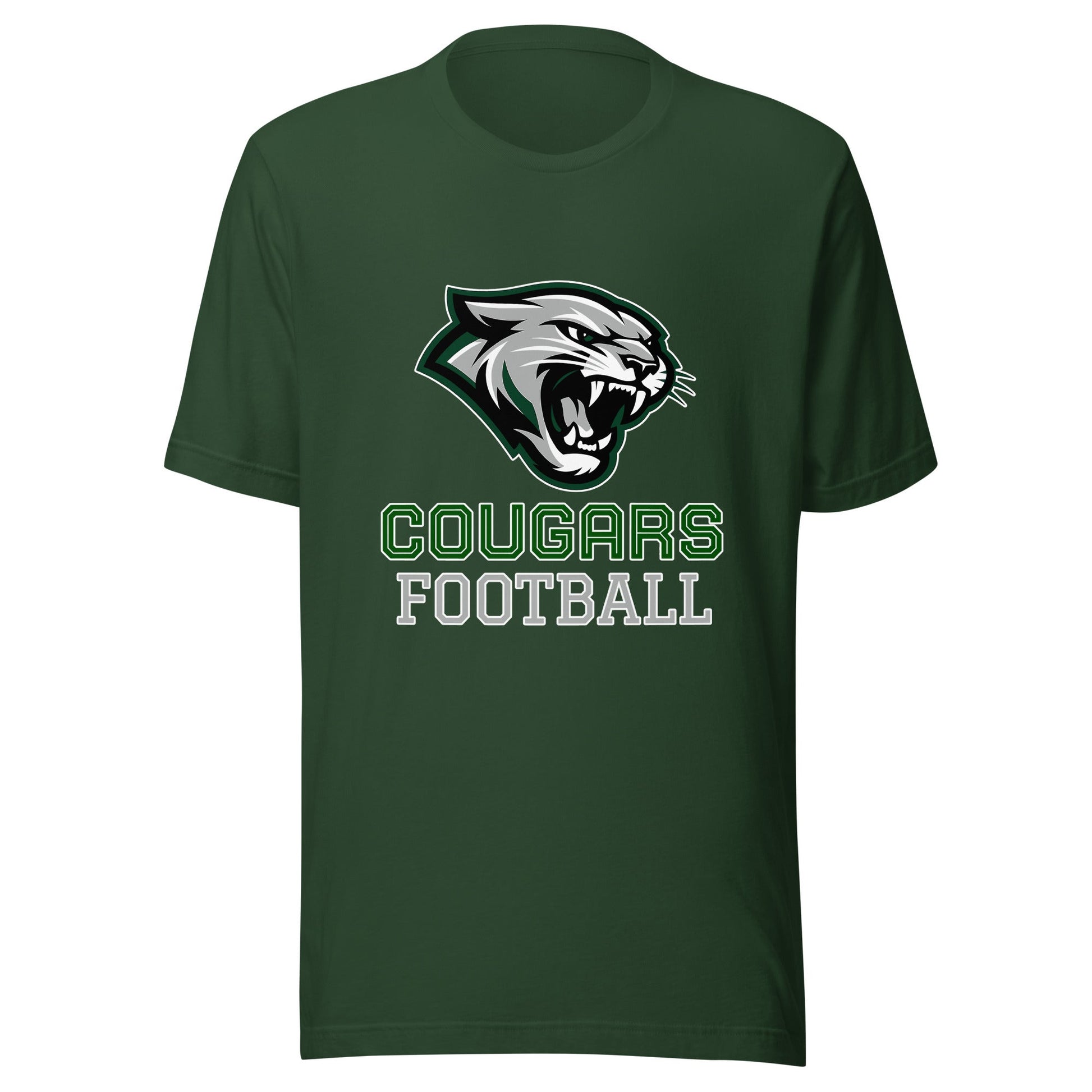 Performance | T-Shirt | Colts Neck Cougars | Youth Tackle Football (AYF) | Strike Mascot Logo