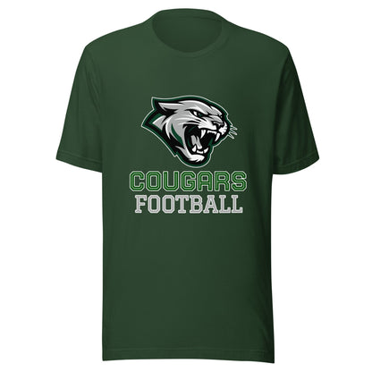 Performance | T-Shirt | Colts Neck Cougars | Youth Tackle Football (AYF) | Strike Mascot Logo
