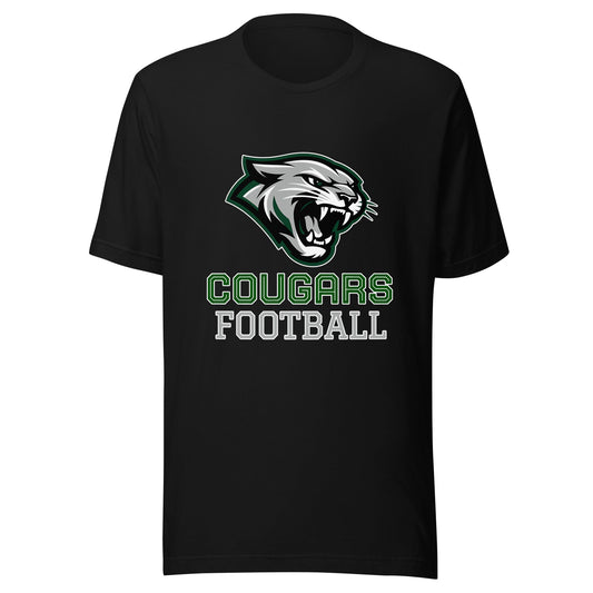 Performance | T-Shirt | Colts Neck Cougars | Youth Tackle Football (AYF) | Strike Mascot Logo