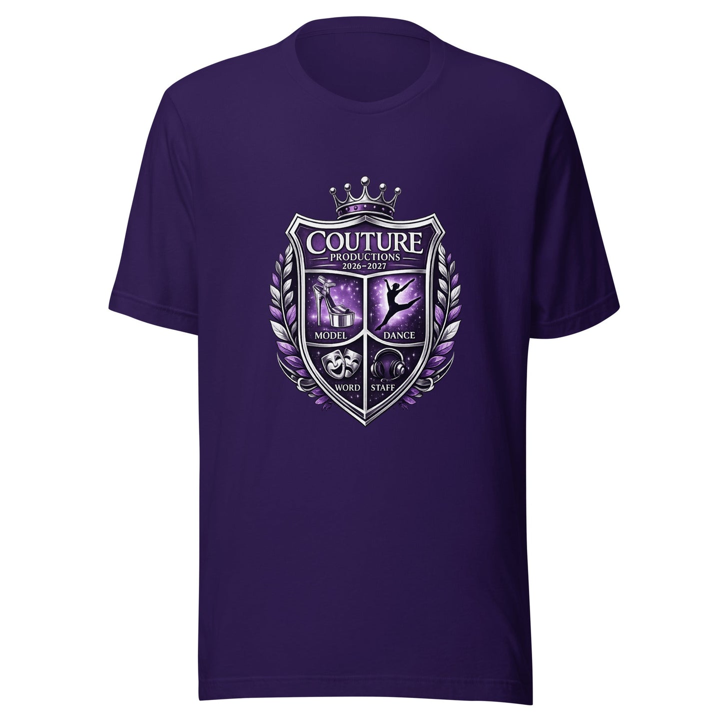 Performance | T-Shirt | Couture Productions | Couture Shield Logo