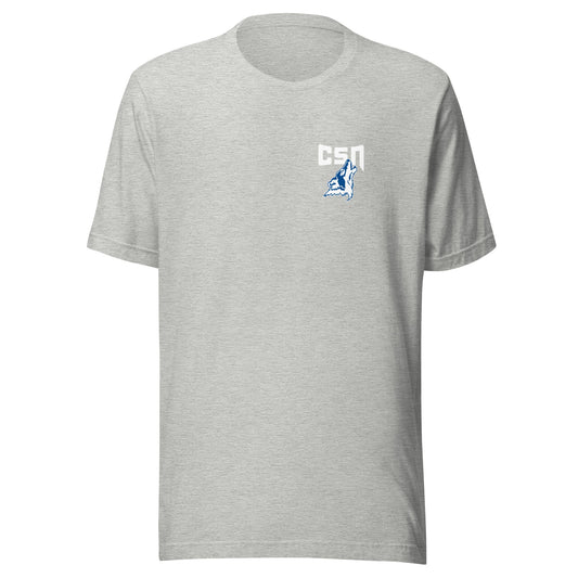 Performance | T-Shirt | CSN Volleyball | CSN White Alt Logo