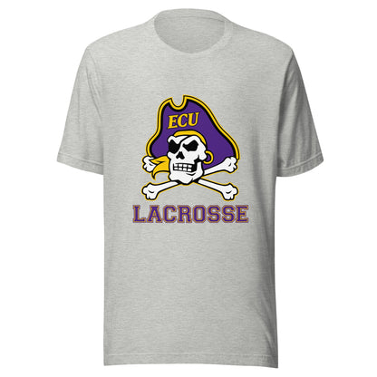 Performance | T-Shirt | ECU Club Womens Lacrosse | Ironclad Corsairs Logo