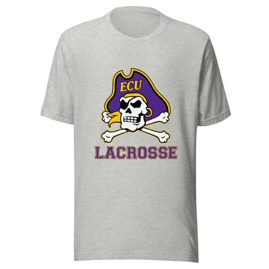 Performance | T-Shirt | ECU Club Womens Lacrosse | Ironclad Corsairs Logo