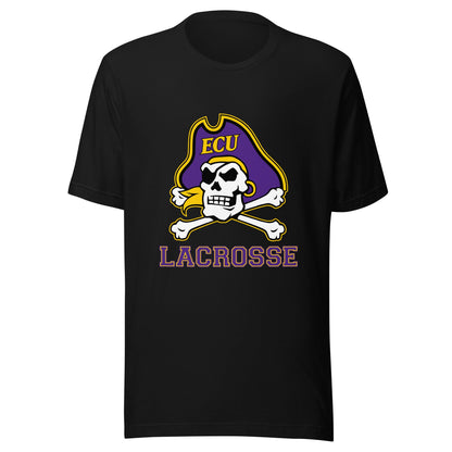Performance | T-Shirt | ECU Club Womens Lacrosse | Ironclad Corsairs Logo