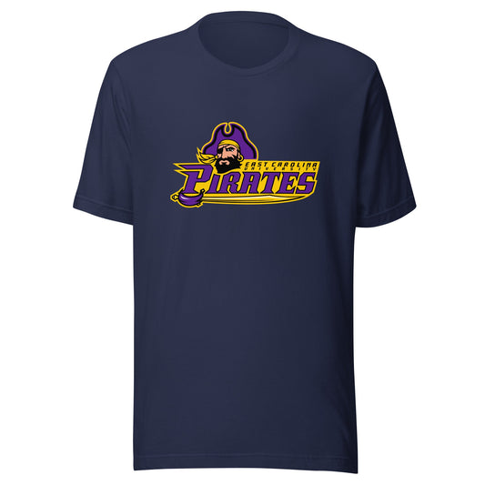 Performance | T-Shirt | ECU Club Womens Lacrosse | Pirate Emblem Logo