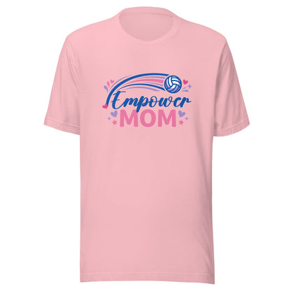 Performance | T-Shirt | Empower Volleyball Club | Mom Crest Logo