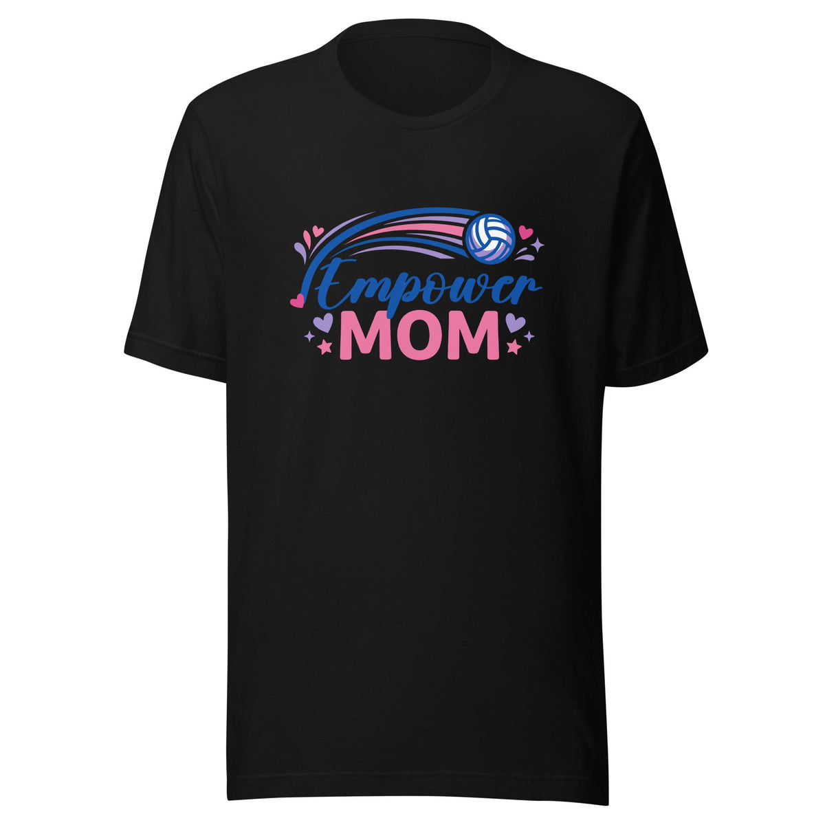 Performance | T-Shirt | Empower Volleyball Club | Mom Crest Logo