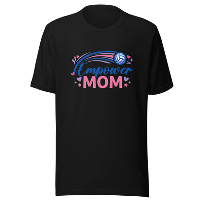 Performance | T-Shirt | Empower Volleyball Club | Mom Crest Logo