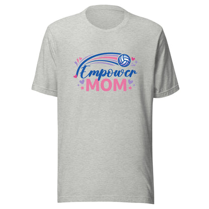 Performance | T-Shirt | Empower Volleyball Club | Mom Crest Logo