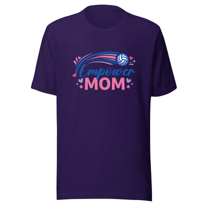 Performance | T-Shirt | Empower Volleyball Club | Mom Crest Logo