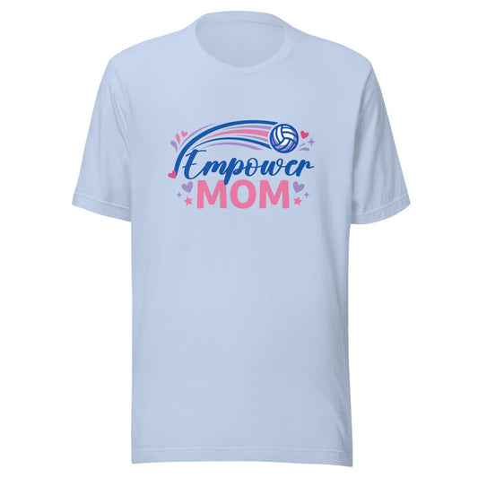 Performance | T-Shirt | Empower Volleyball Club | Mom Crest Logo