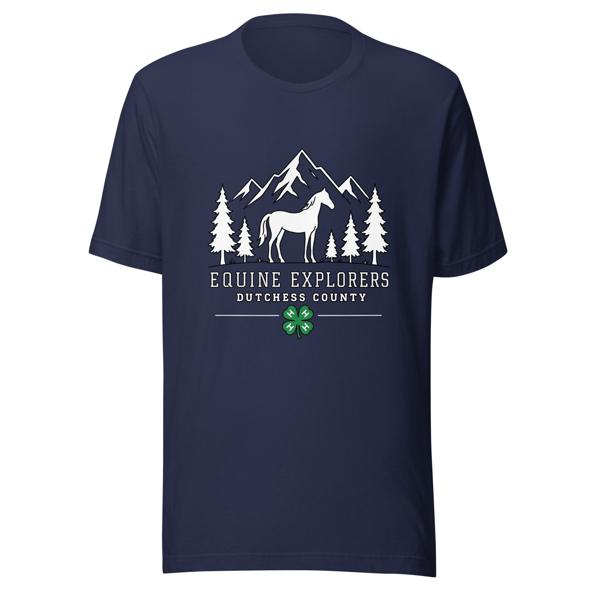 Performance | T-Shirt | Equine Explorers | Dutchess Crest Trailblazers Logo