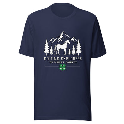 Performance | T-Shirt | Equine Explorers | Dutchess Crest Trailblazers Logo