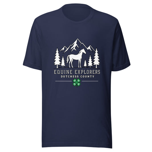 Performance | T-Shirt | Equine Explorers | Dutchess Crest Trailblazers Logo