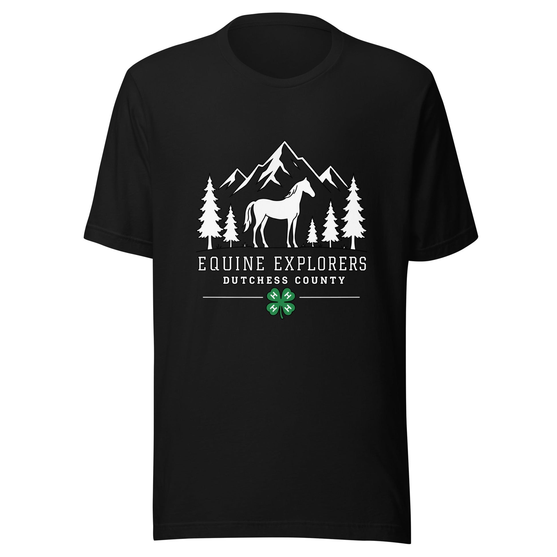 Performance | T-Shirt | Equine Explorers | Dutchess Crest Trailblazers Logo