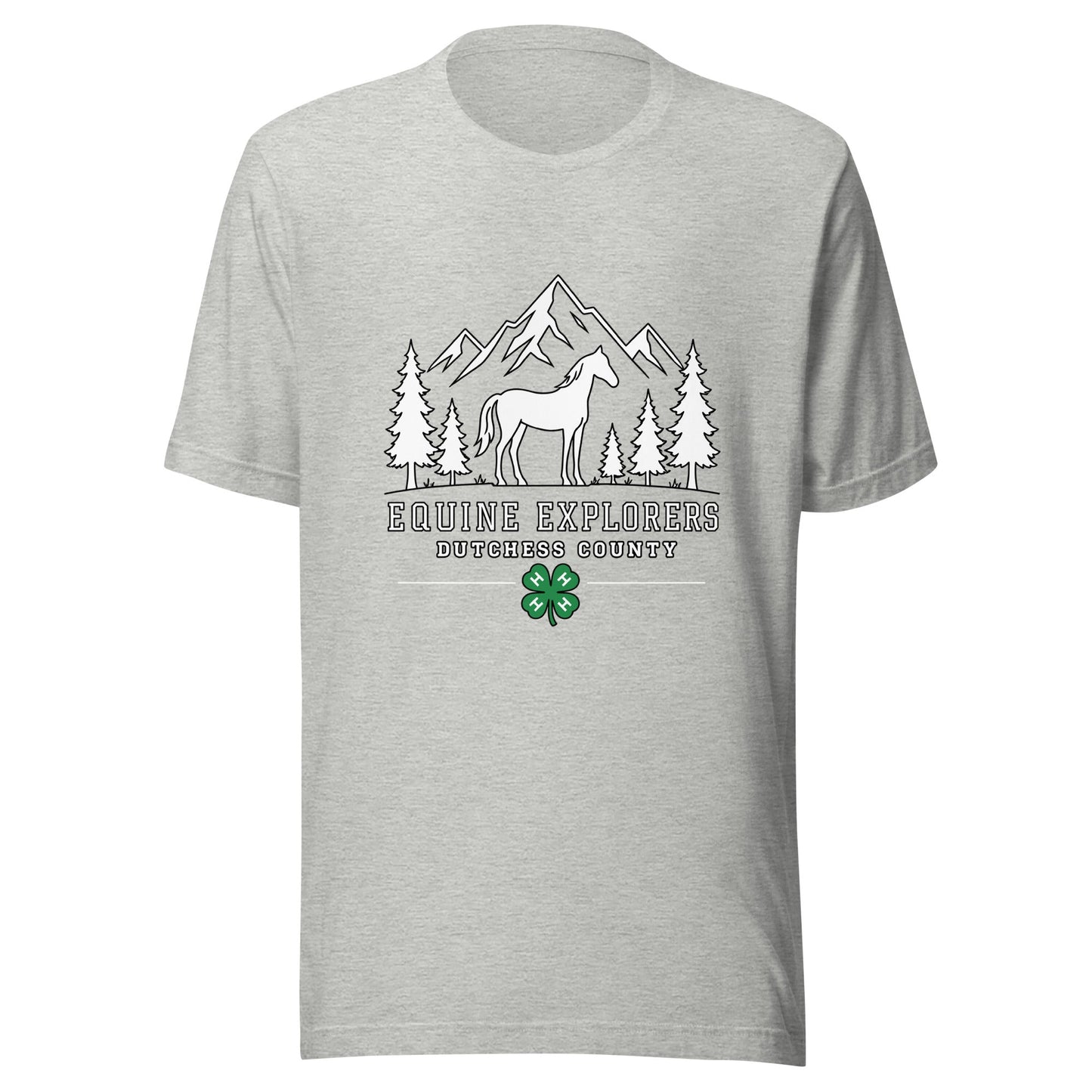 Performance | T-Shirt | Equine Explorers | Dutchess Crest Trailblazers Logo