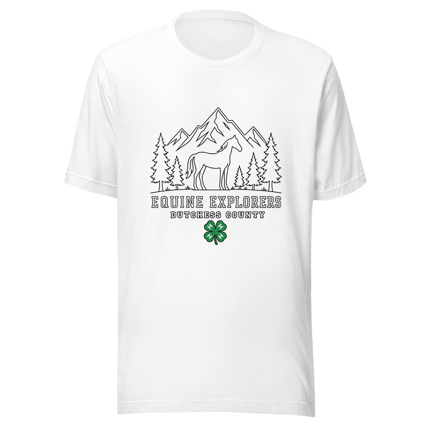 Performance | T-Shirt | Equine Explorers | Dutchess Crest Trailblazers Logo