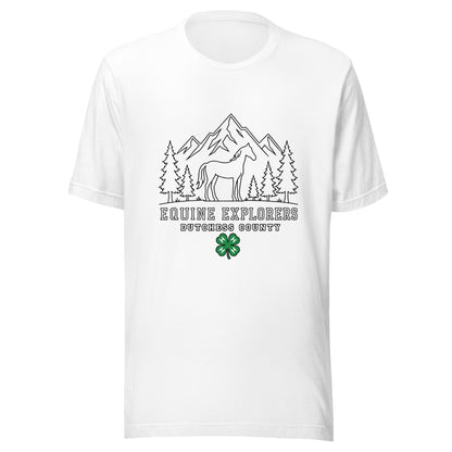 Performance | T-Shirt | Equine Explorers | Dutchess Crest Trailblazers Logo