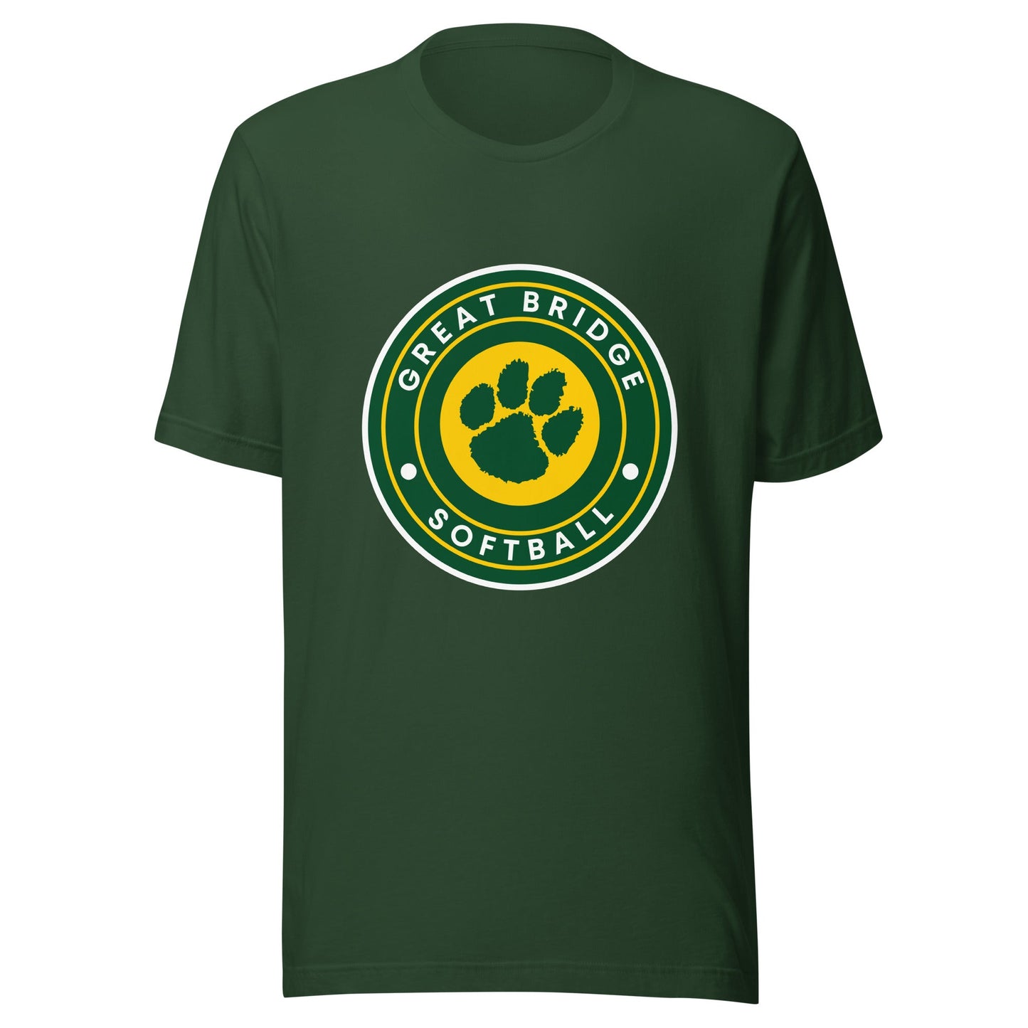 Performance | T-Shirt | Great Bridge Softball Booster | Badge Logo
