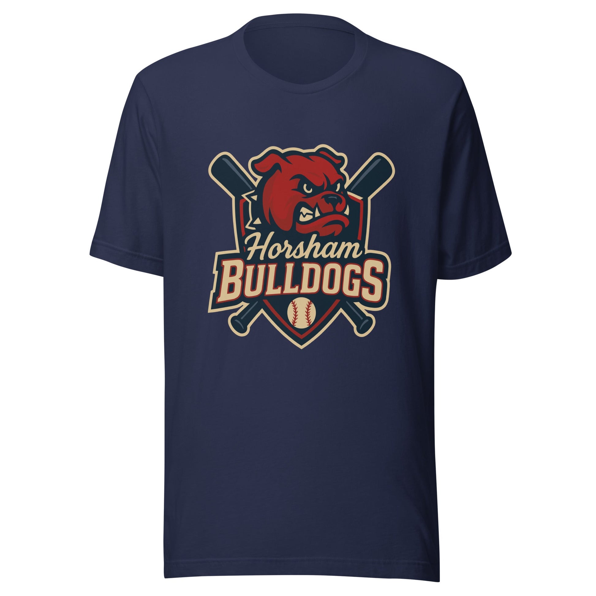 Performance | T-Shirt | Horsham Travel Baseball | Bulldogs Logo