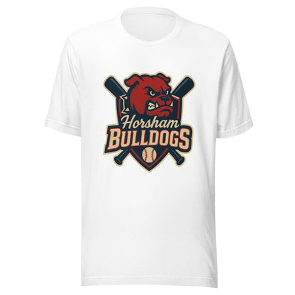 Performance | T-Shirt | Horsham Travel Baseball | Bulldogs Logo