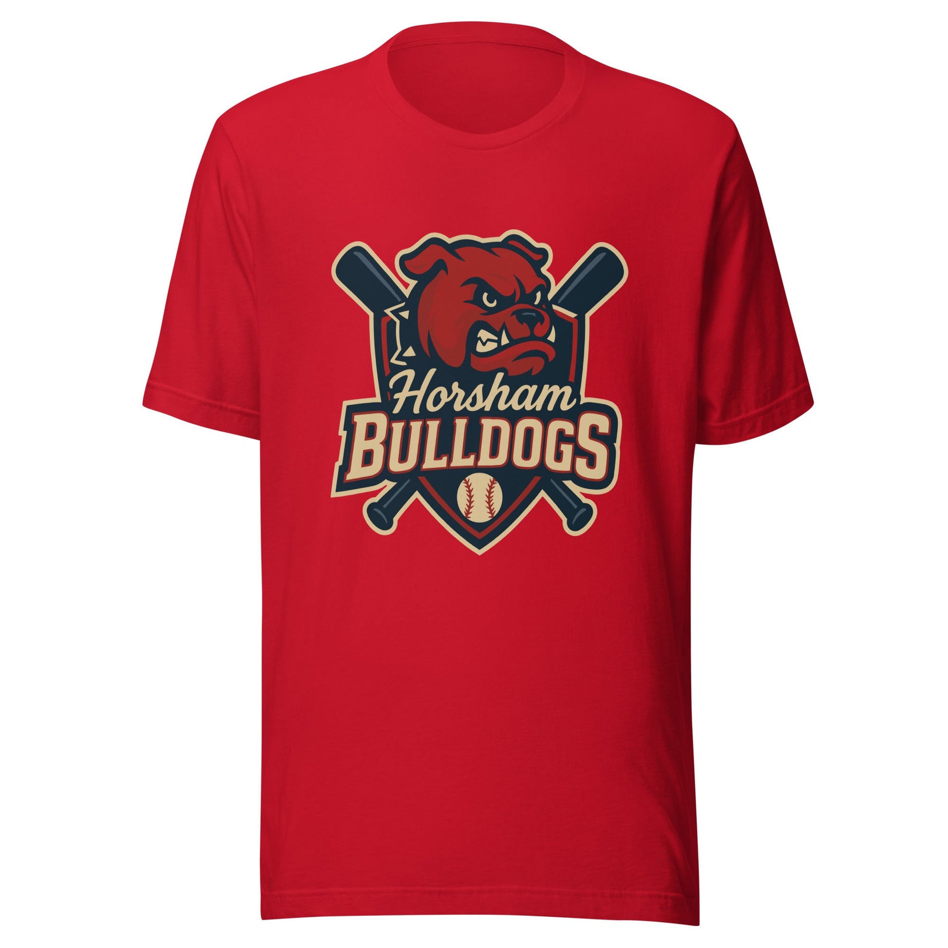 Performance | T-Shirt | Horsham Travel Baseball | Bulldogs Logo