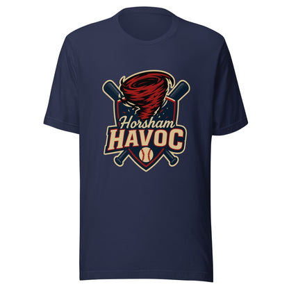 Performance | T-Shirt | Horsham Travel Baseball | Havoc Logo